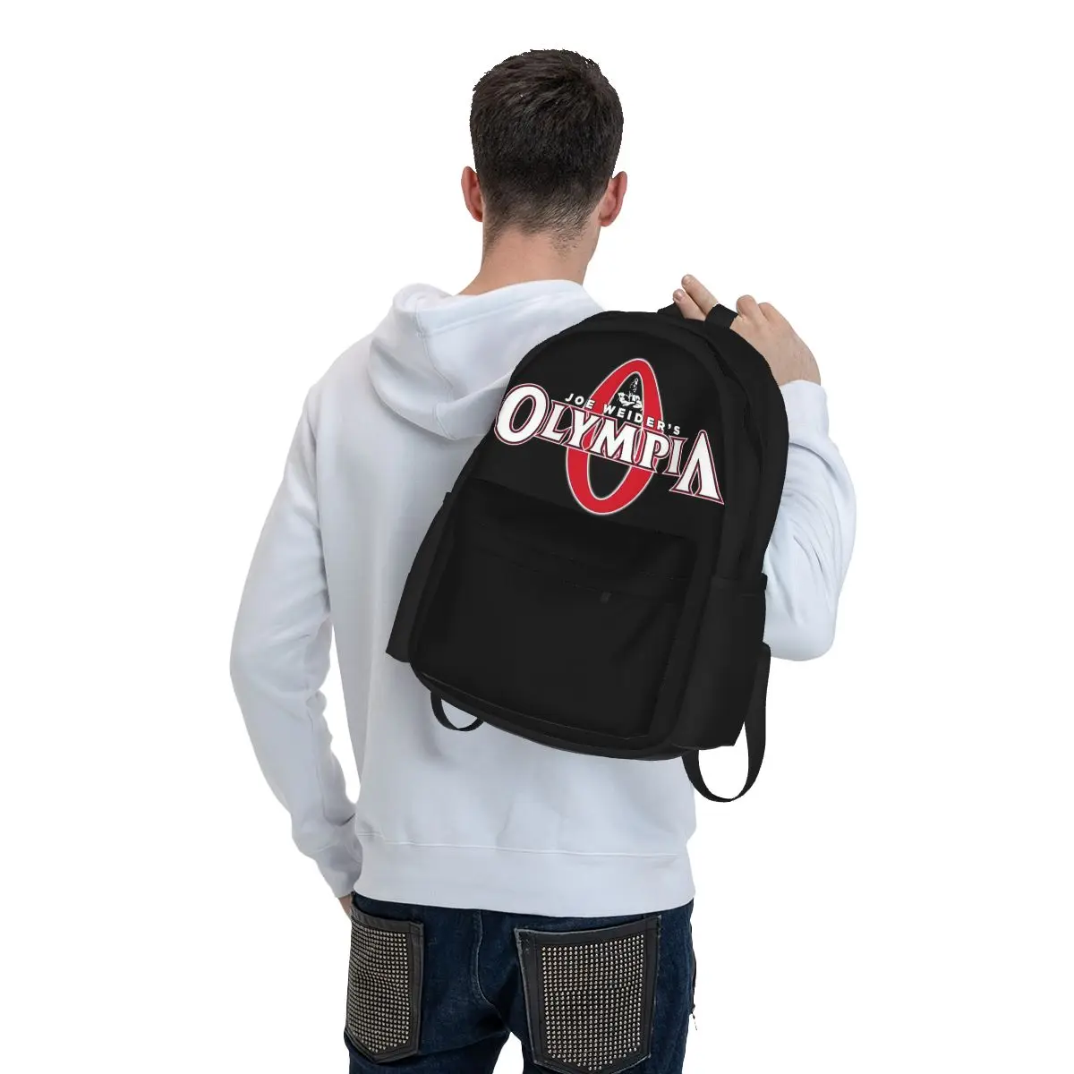 Future Mr OLYMPIA Motivasi Ransel Anak Laki-laki Perempuan Tas Buku Kapasitas Besar Tas Sekolah Anak Tas Bahu Ransel Travel