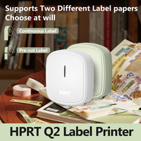 HPRT Q2 Mini Label Printer Bluetooth Wireless Sticker Self-adhesive Print Maker Tag Price Logo Barcode Print Same as D110 D11