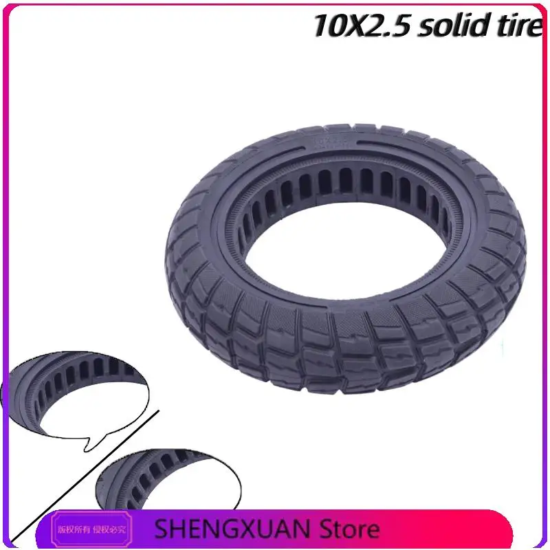 10 * 2.5 lightweight non inflatable solid tyre for Max G30/G3OP electric scooter off-road tyres