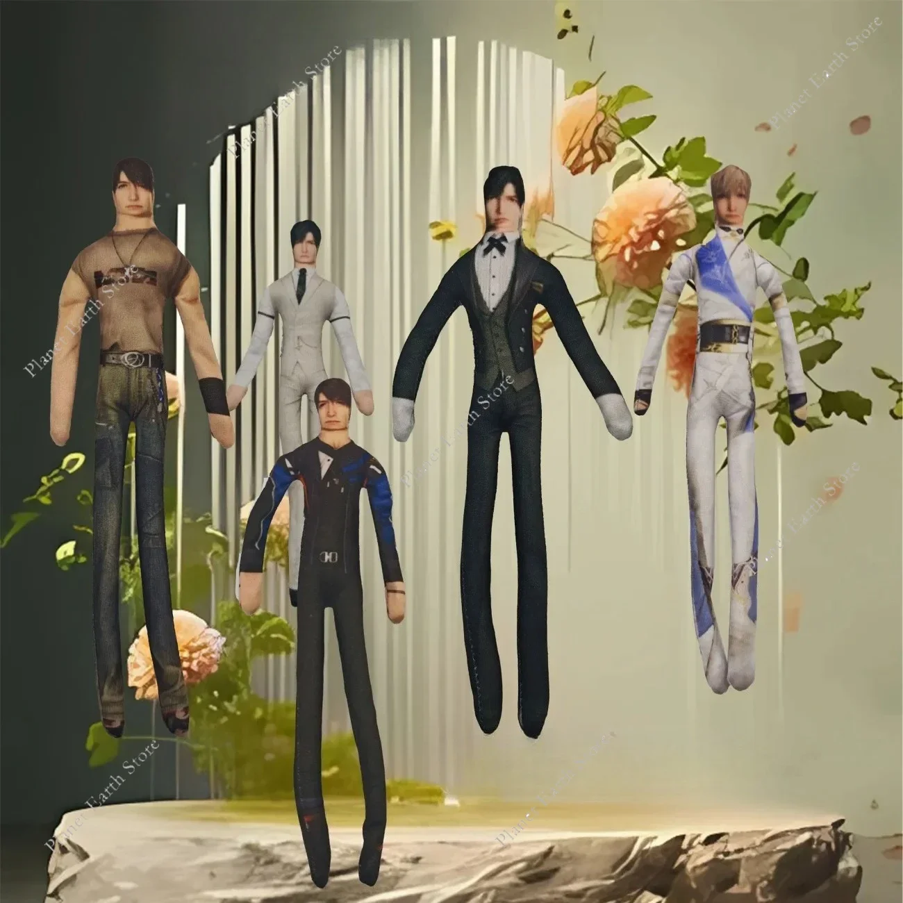 2025 Game Love and Deepspace Sylus Rafayel Zayne Xavier Caleb Anime Funny Doll Built-in Wire Randomly Place Actions Photo Props image 3