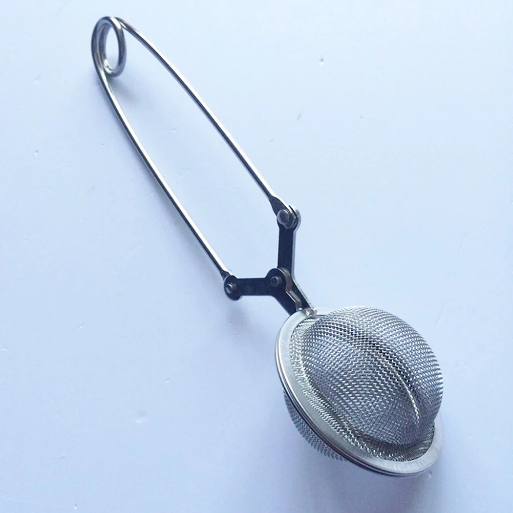 

6pcs Stainless Steel Fine Mesh Strainer Handle Chain Mesh Tea Filter Tea Strainer With Handle Filter Brewer Loose Leaf