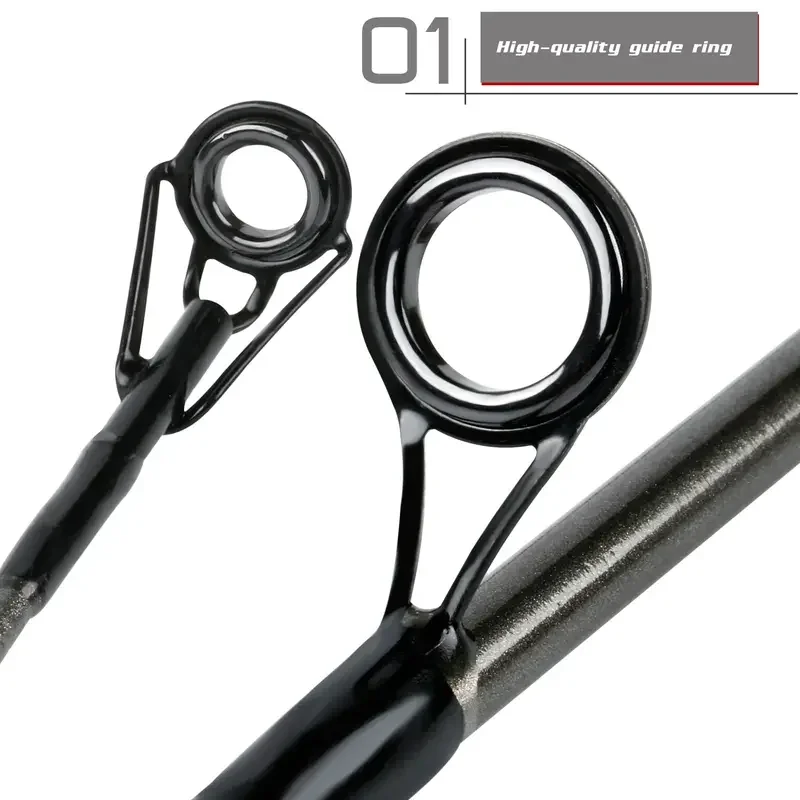 

Sougayilang 2 Sections Fishing Rod 1.8M Carbon Fiber Spinning Fishing Rod