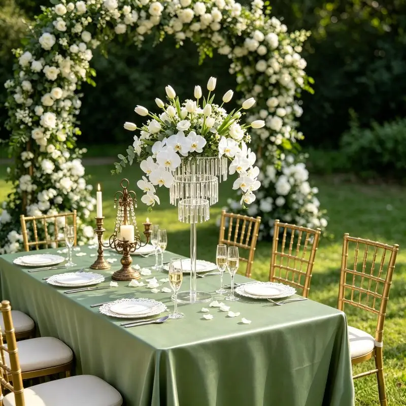 

Акриловые подставки для цветов, 10 шт., прозрачные держатели для тортов и барных стоек, центральные элементы для свадеб, декор для столов, для вечеринок, мероприятий, отелей, дома