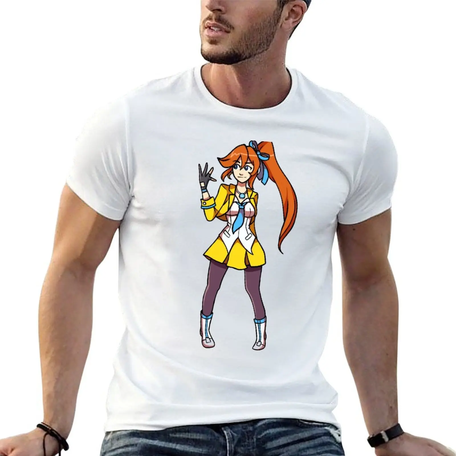 T-shirt Athena Cykes- Ace Attorney, t-shirt essentiel de couleur unie