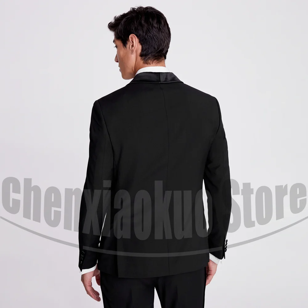 Setelan Pria Hitam 2 Potong Mo - Men Formal Wear 2025 ulasan dan harga