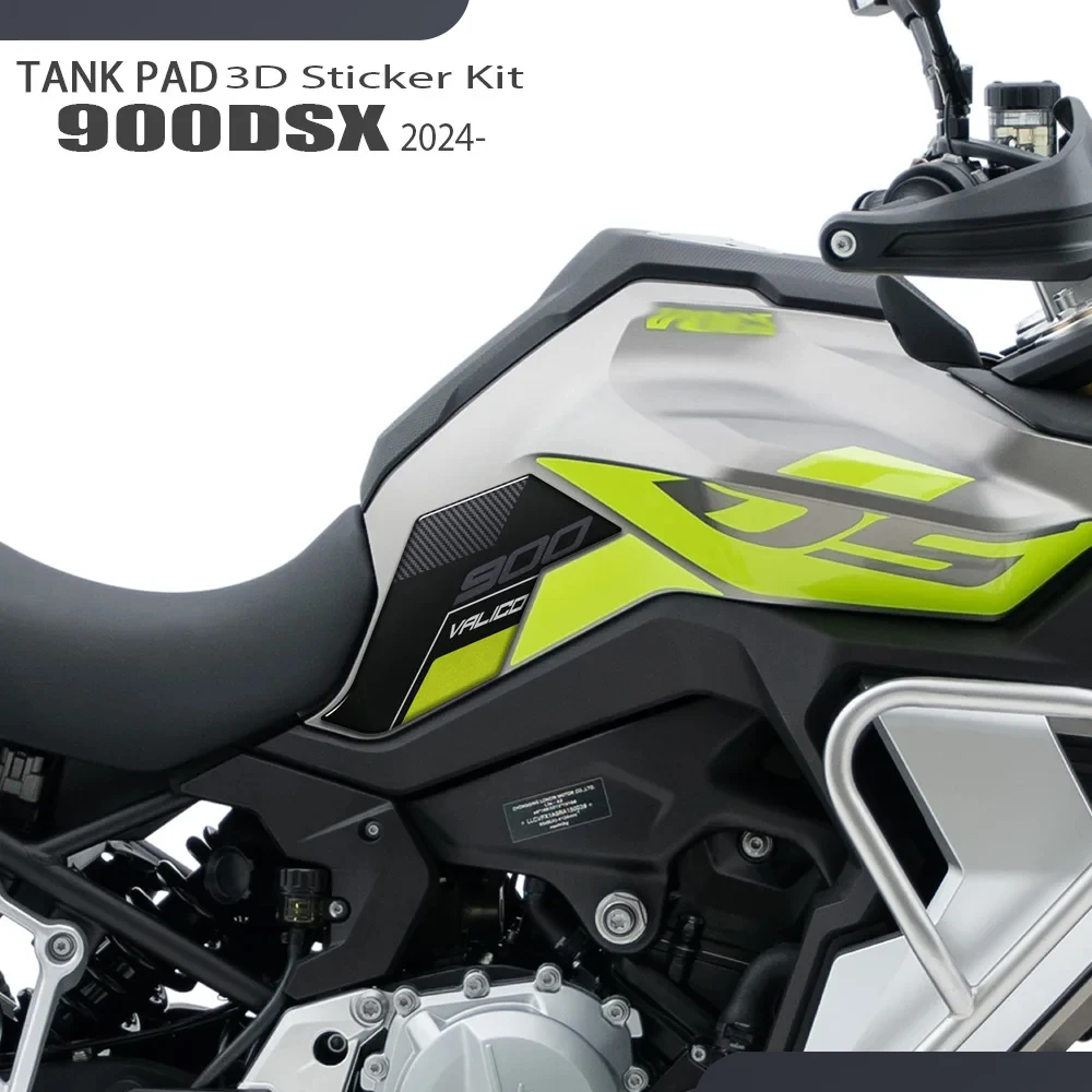 

For Voge Valico 900DSX 900 DSX 2024 2025 Tank Pad Motorcycle 3D Resin Protective Sticker Accessories Tank Pad Kit Stickers