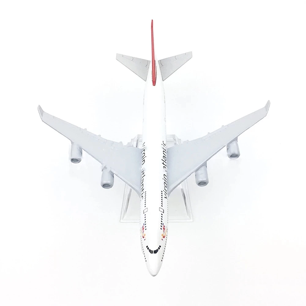 1/400 Scale Alloy Aircraft B747 Virgin Atlantic 16cm Plane Boeing 747 Model Toys Decoration Children Gift Collection