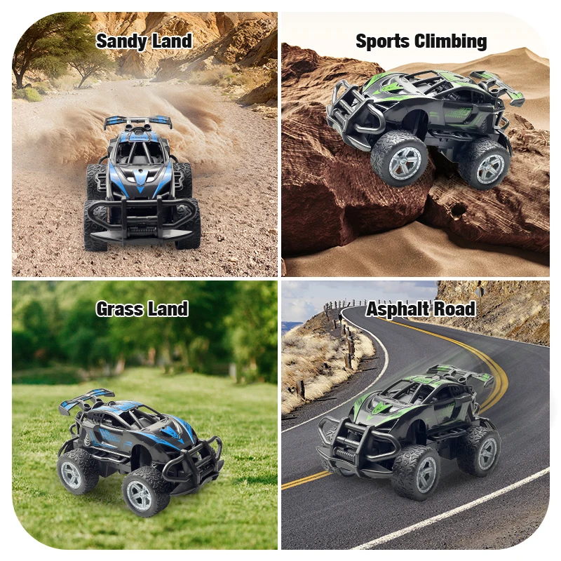 Coche deportivo con control remoto, carga inalámbrica, control remoto, coche de juguete eléctrico de carreras, regalos de vacaciones para niños y niñas, juguetes para niños