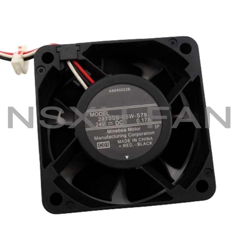 Ventilador inversor 2410SB-05W-S79, 6CM, 6025, 24V, 0.17A