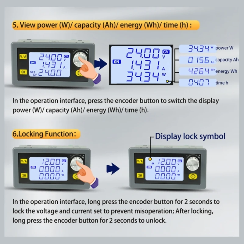 DC-DC Power Supply 80W Solar Module with LCD Display SK80H Drop Shipping