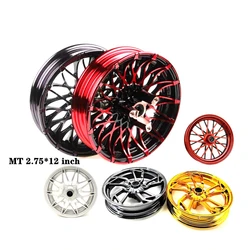 12*2.75/2.5 inch Motorcycle Aluminum Wheel For CygnusX BWS RSZ Little Monkey M3 M5 Niu Ninebot E-scooter Modify Front Wheel Rim