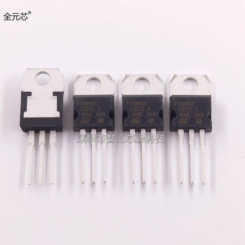 10PCS/LOT P20NM50  20A 500V TO220  MOSfet STP20NM50