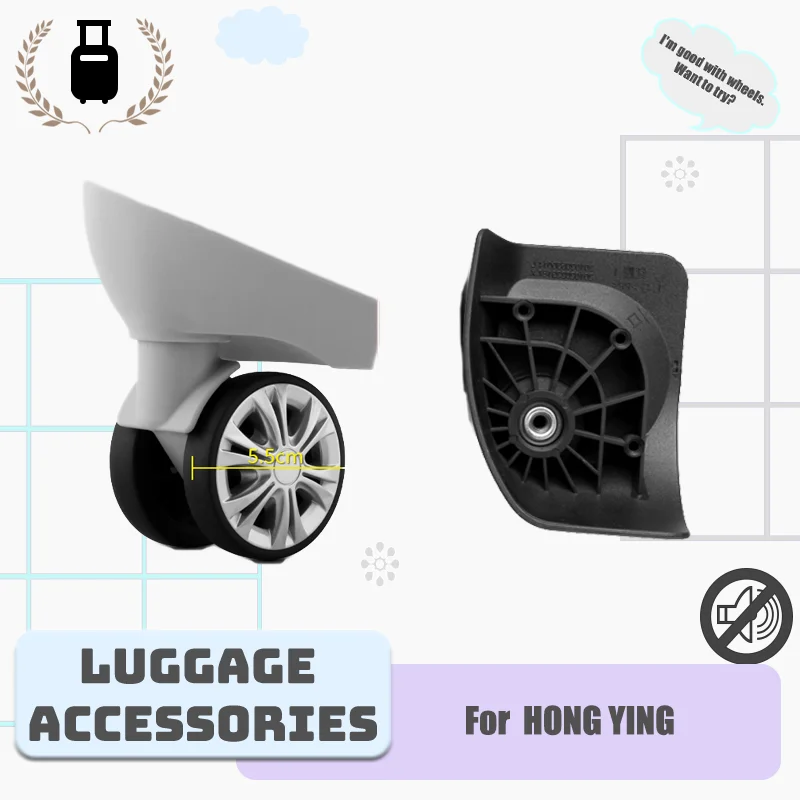 

For HONG YING L Series Airport Luggage Wheels - 360° Silent Rolling Durable and Sturdy Perfect Replacement For Damaged Luggage