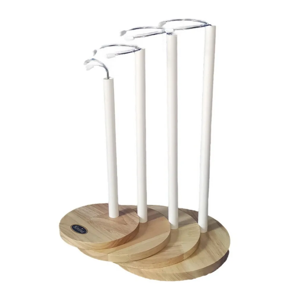 

Wooden Base Doll Stands Figure Models Plastic Support Doll Display Holder Adjustable Supporting Rack Action Figure Stand