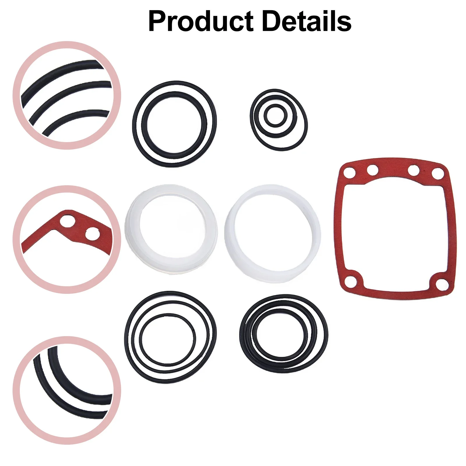 Longa duração O Ring Kit e cilindro conjunto de vedação, Compatível com Paslode 3250 F16, Números da peça 402725, 403700, 402707, 405243