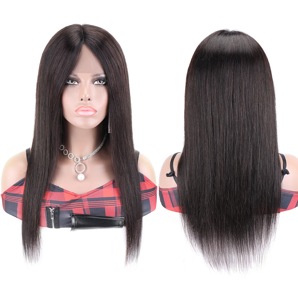 

13x4 Lace Front Human Hair Wigs Straight Transparent Lace Human Hair Wigs Pre Plucked for Black Women Virgin Hair Straight Wig