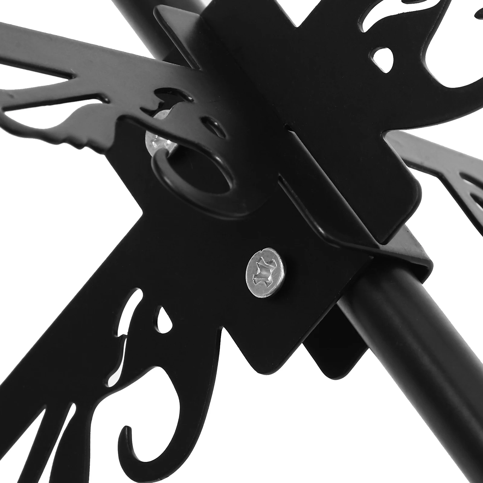 

Farmhouse Weathervane Iron Wind Direction Indicator for Roof Garden Yard Lawn Patio Outdoor Scene Design Long Use Easy Install
