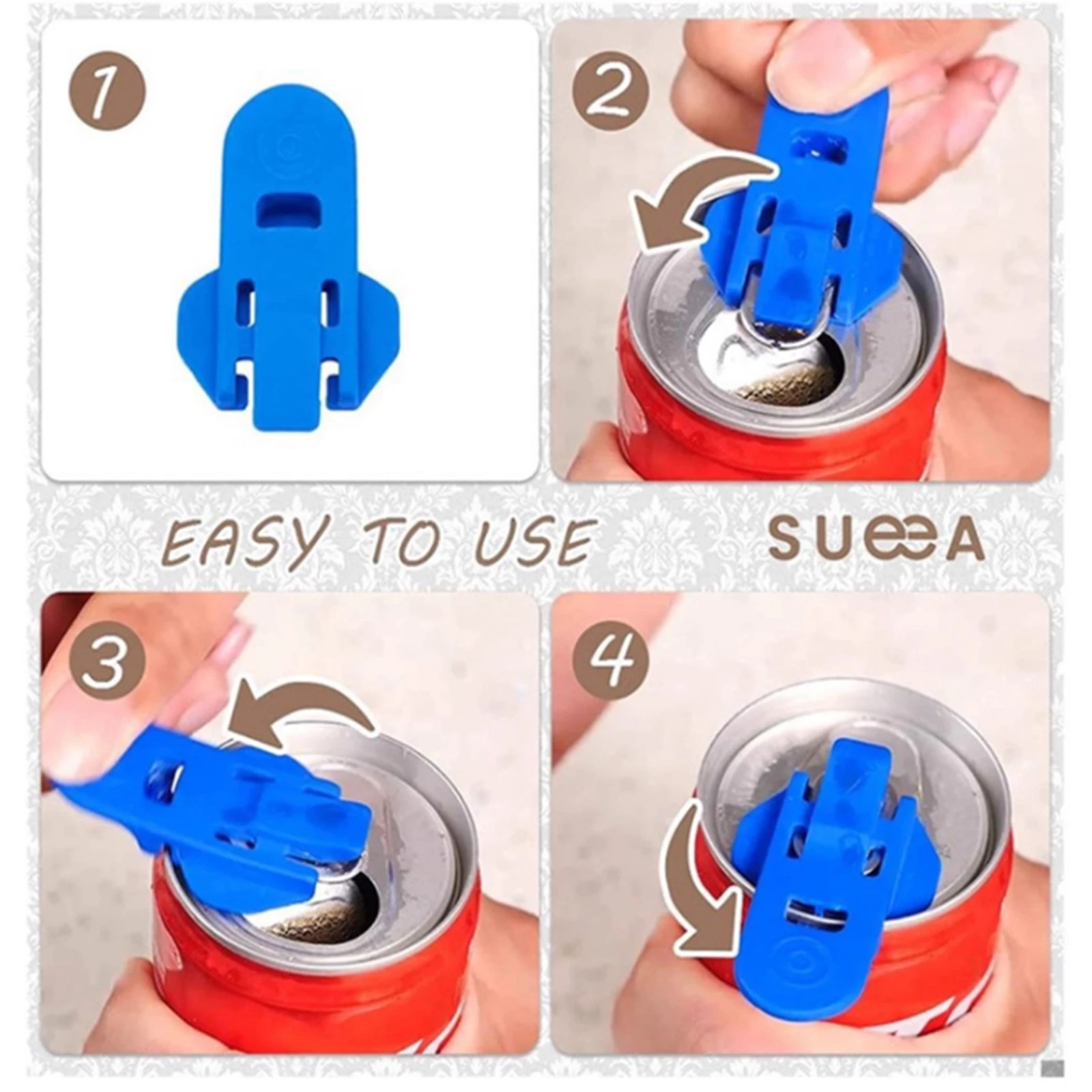 Beer Can Opener Manual Can Opener Beverage Can Cover Protector Kitchen Tool for Coke Soda Drinks