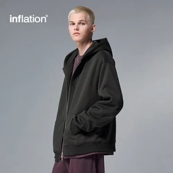 INFLATION Full Zip-up Hoodies Unisex Winter Trendy Premium Fleece Hooded Jacket