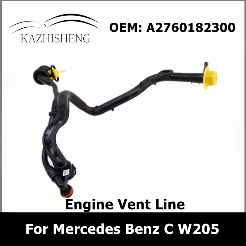 A2760182300 GENUINE Car Engine Bleed Hose 2760182300 Fit for Mercedes Benz C W205 Vent Line Auto Parts