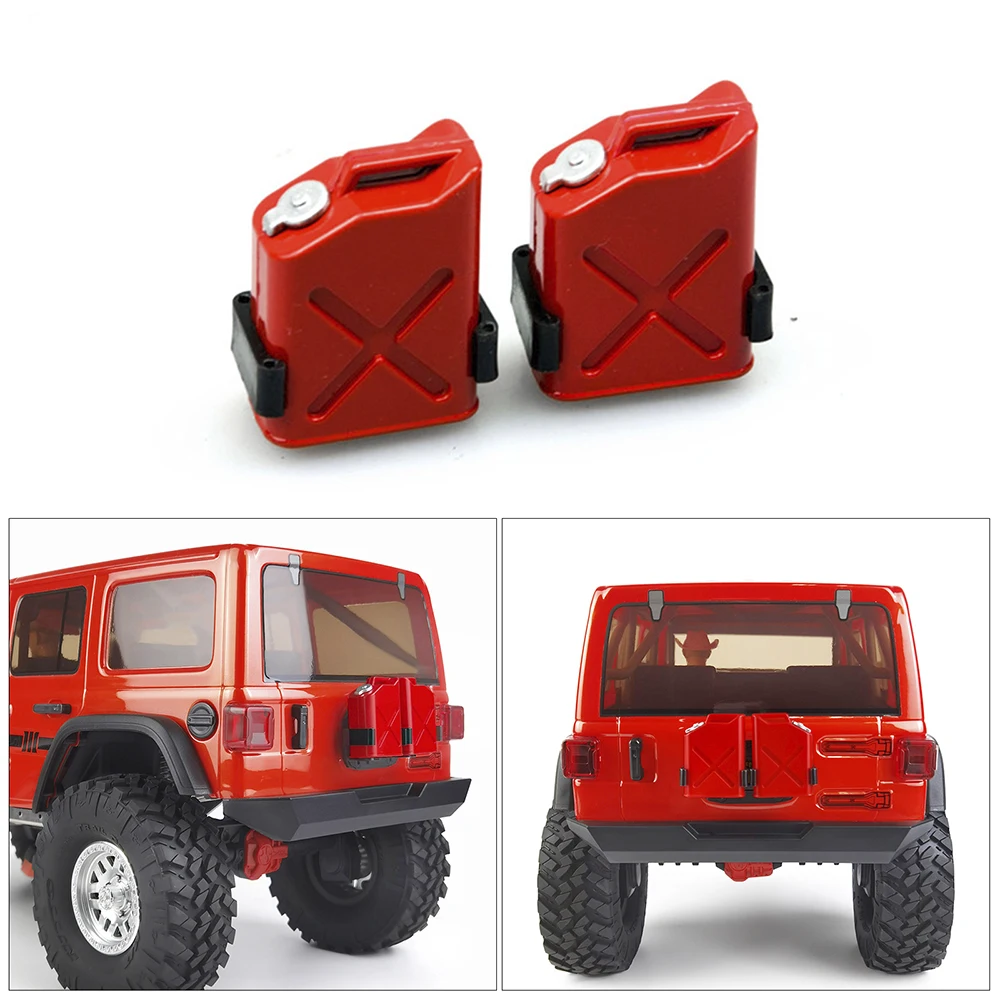 MIBIDAO Simulated Decorations Tool Accessories for TRX-4 TRX6 Axial SCX10 90046 Redcat Tamiya 1/10 RC Car Model Parts