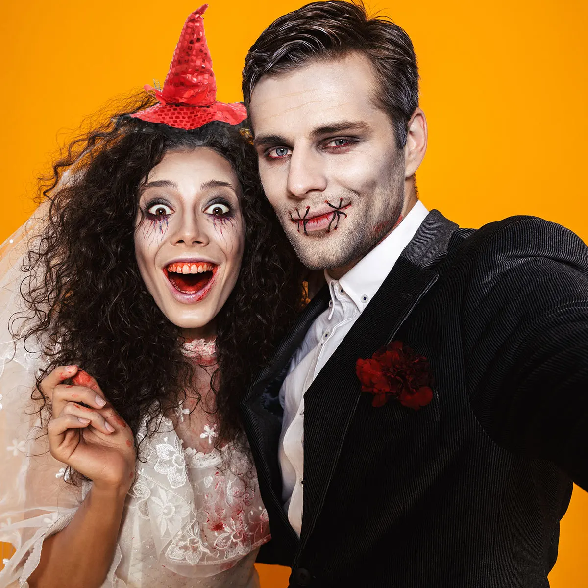 

Witch Hat Headband Red Halloween Party Costume Accessory For Kids Adults Unique Eye-Catching Design Party Hats