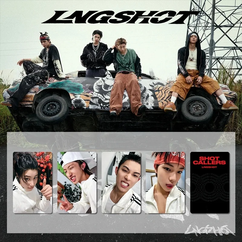 LNGSHOT The First Album SHOT CALLERS Weverse MUSIC Card POP-UP