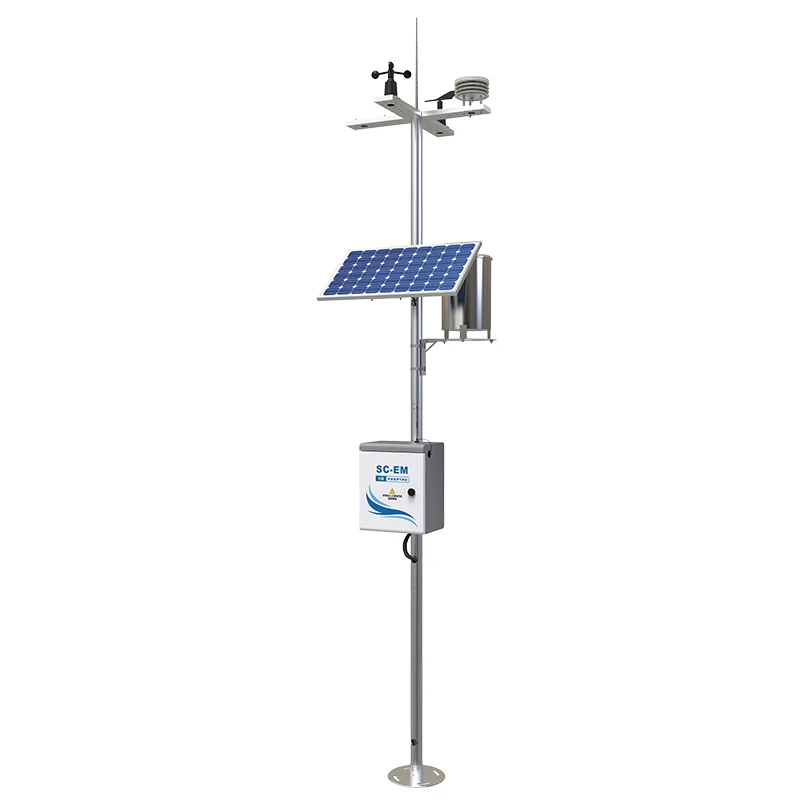 

Wireless IoT Weather Station with Rain Gauge and Wind Sensor 4G LTE - Professional Environmental Monitoring System
