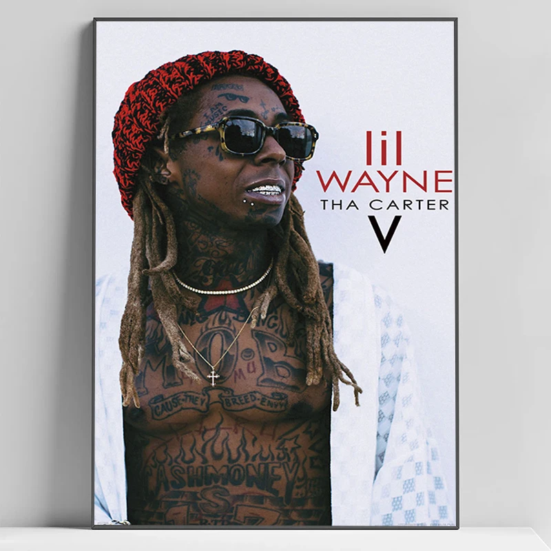 

Hip Hop Rapper Lil Wayne Poster Home Decorations Posters for Wall Decor Painting on Canvas Office Decoration Print Art Paintings