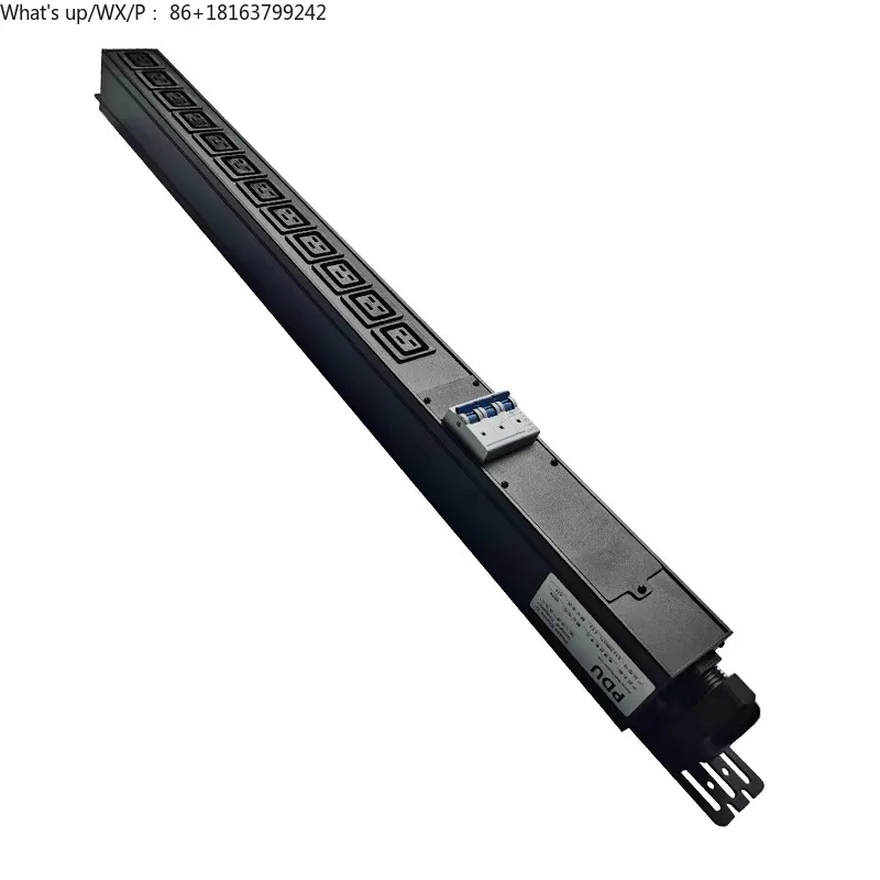 

Three-phase 380V 63A 47KW 12-bit IEC-C19 High Power Rack Type Aluminum Alloy PDU Socket with air Switch