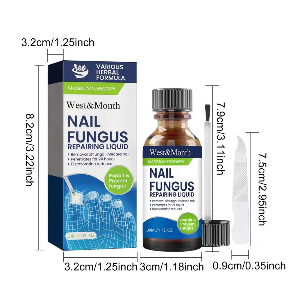 7 Days Nail Repair Serum Nail Fungal Removal Onychomycosis Paronychia Treatment Nail Softener Ingrown Toenail Care Essence Oil view 6