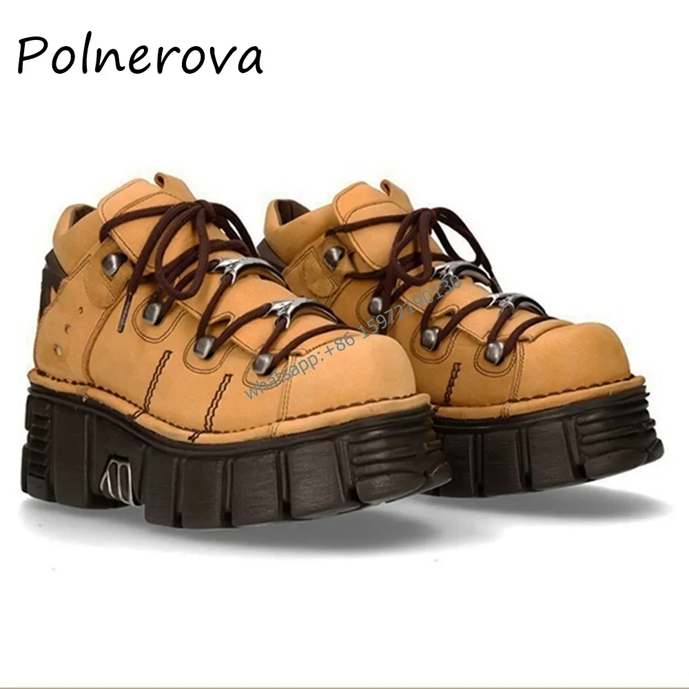 الأبيض والأرجواني مختلط الألوان مضخات برشام الدانتيل يصل السحابات أحذية نسائية سميكة سوليد عالية أعلى الشارع صور الربيع الأحذية #3