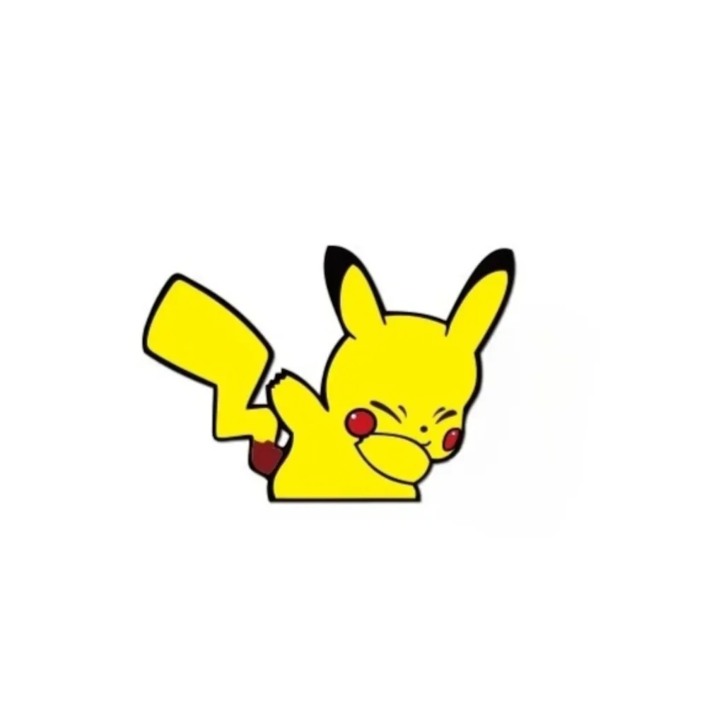 

Funny Creative Pikachu Stickers, Cute Pokémon Anime Stickers, Suitable for Car Windows and Laptops