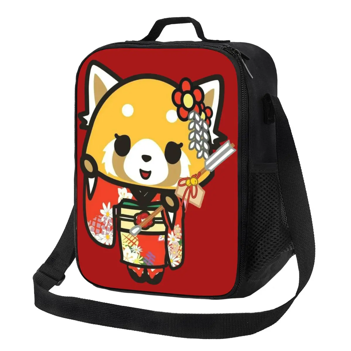 

Агрессивное кимоно Retsuko на заказ, портативные коробки для завтрака, многофункциональный холодильник, термоизолированная сумка для обеда, детская школьная сумка