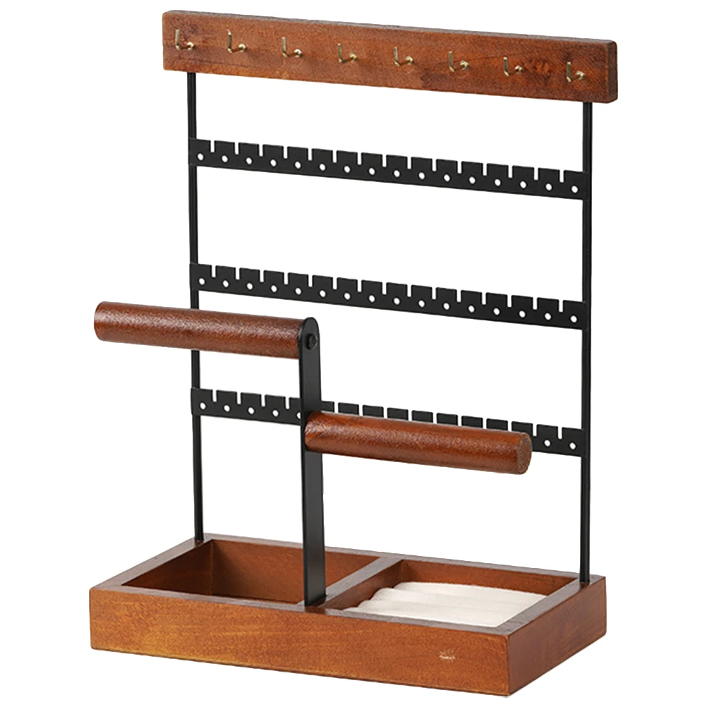

Jewelry Organizer Stand For Necklaces Bracelets Earrings Watches Detachable Storage Rack Display Holder