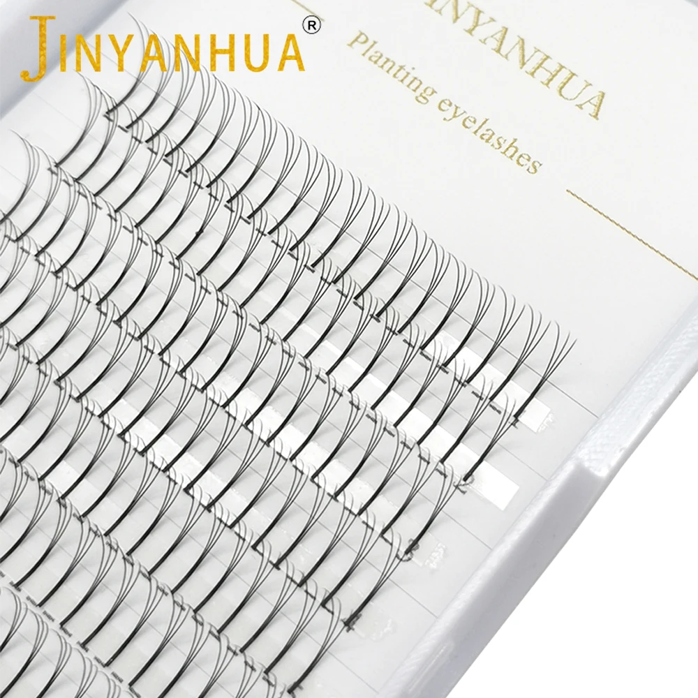 3D/5D/6D/8D 0.07mm Premade Fans Long Stem Eyelash C/D/dd Curl Soft Individual Clusters Long Roots Eyelashes Extensions 10-16mm