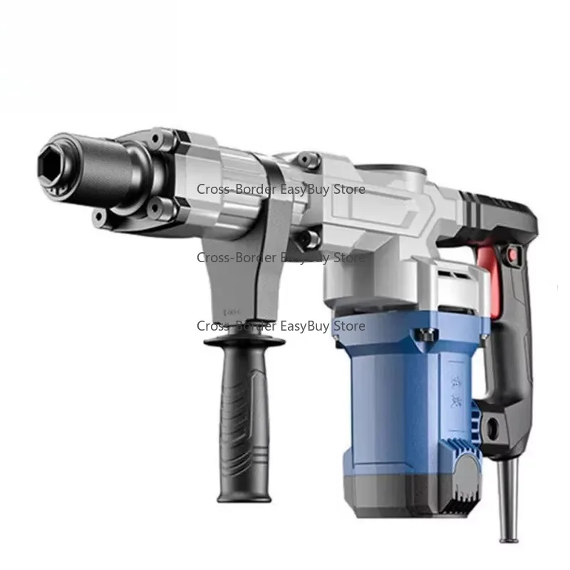 Industrial-Grade Electric Pickaxe (220V, 1400W) - Large Cylinder Design for Tile Demolition & Wall Prying