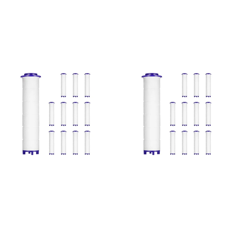 Filter Cartridge For Vortex Shower Head 3.7In Set Of 24 Replacement Filter Cartridge For Detachable Propeller