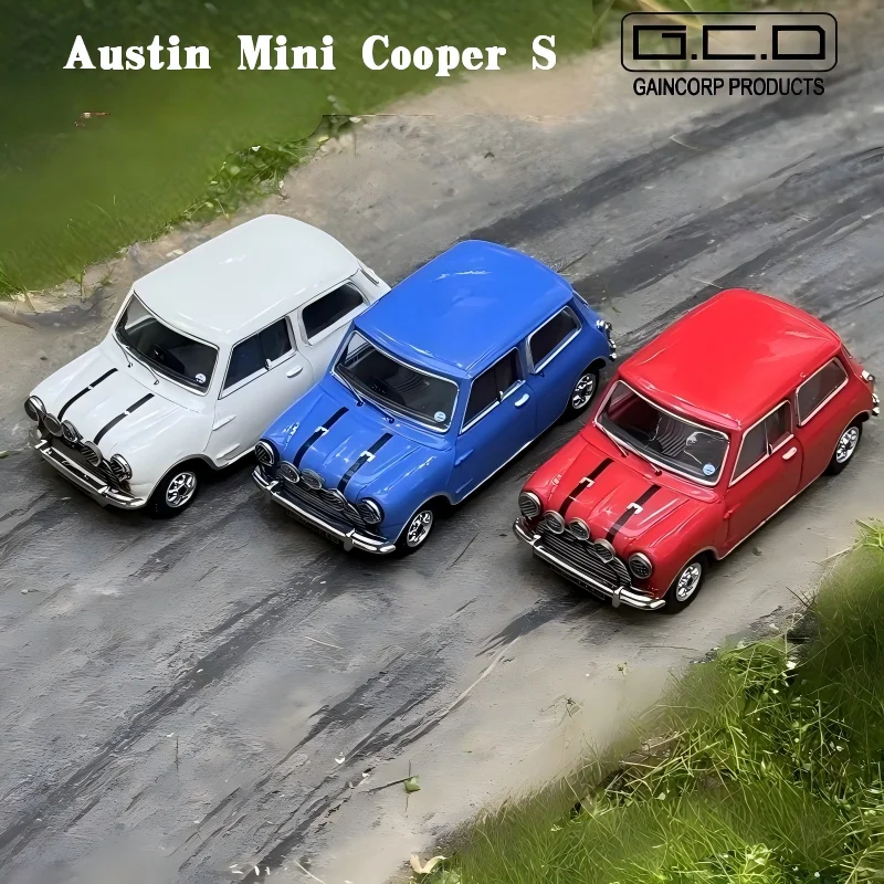 GCD Austin Mini Cooper S 1/64 Alloy Motor Vehicle Diecast Models Car Toys Collection Boy's Gifts