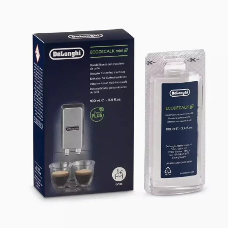 For DELONGHI ECODECALK MINI 100ML DESCALER FOR COFFEE MACHINES Single pack