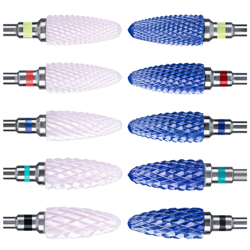 قاطع طحن سيراميك لتقليم الأظافر ، مثقاب الأظافر ، مبرد أظافر كهربائي ، بتات طحن ، قاطع مطحنة ، أدوات إكسسوارات تزيين الأظافر لدغ #4