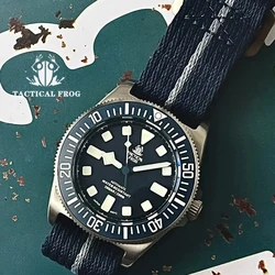 Tactical Frog V4 Titanium Dive Watch Men 42mm NH35 Automatic Mechanical Movement Sapphire Glass 200M Waterproof BGW-9 Luminous