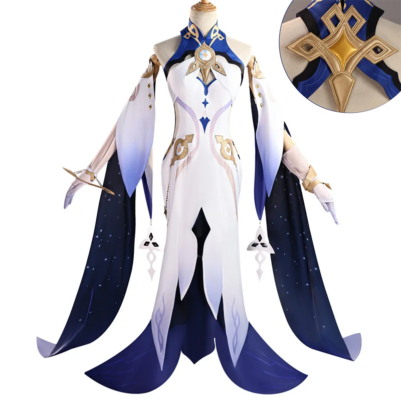 

Genshin Impact Istaroth Cosplay Costume Adult Carnival Uniform Wig Anime Halloween Party Costumes Women MasqueradeGame