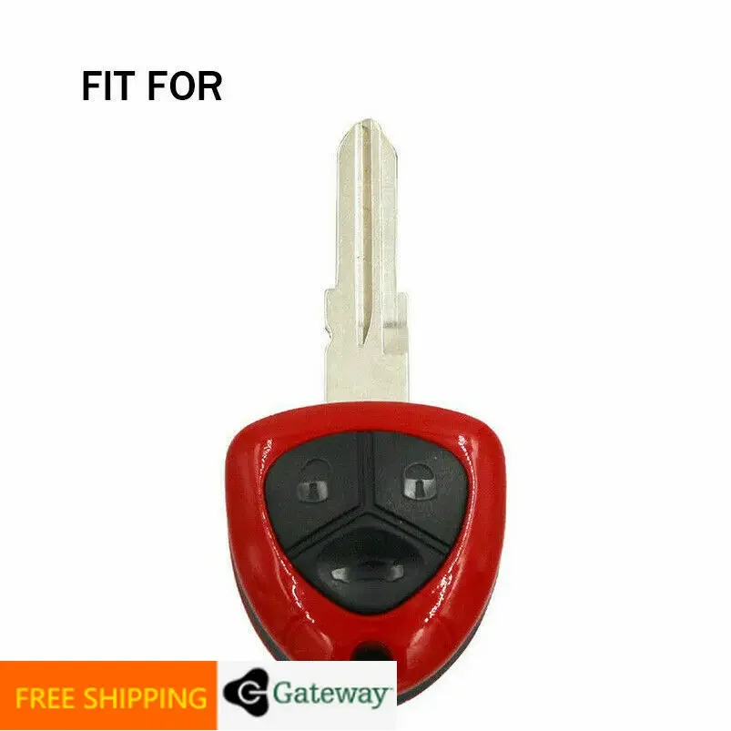 

New Real Alcantara Leather Car Key Fob Case Cover Shell Keychain Accessories Fit for Ferrari 458 Italia 612 599 GTB FF