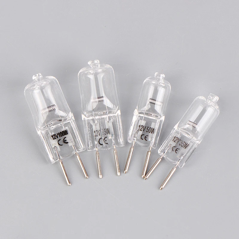 1Piece G6.35 12V 20W 35W 50W 70W 100W Bulb Machine Work Lamp Bulb G6.35 Aroma Lamp G6.35 Microscope Optical Instrument Bulb