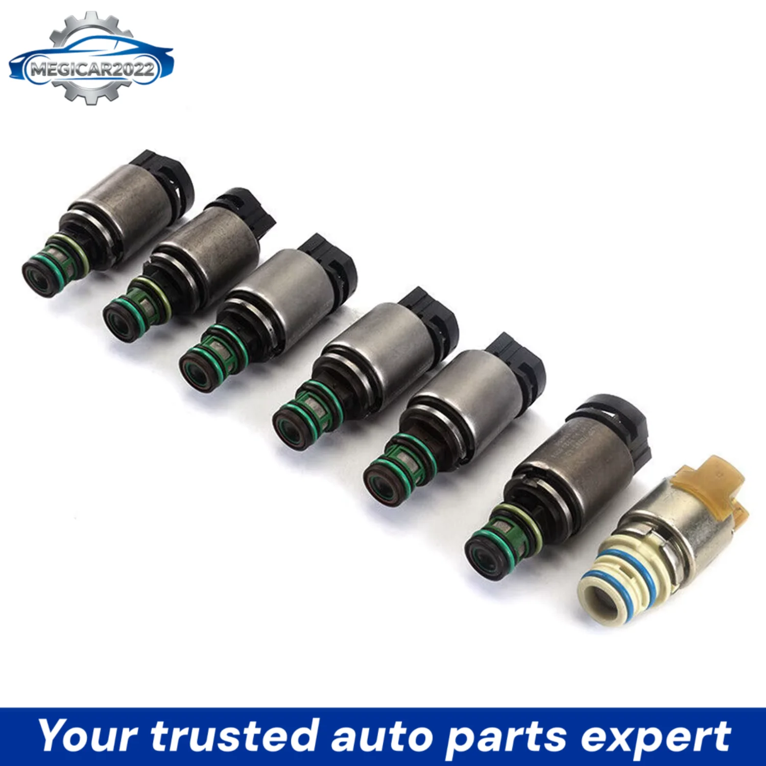 Kit de solenoide de cuerpo de válvula de transmisión 6R60 6R80, 7 unidades, transmisión y transmisión de coche para Ford Explorer Expedition Ranger F150 AL3P7G276AF