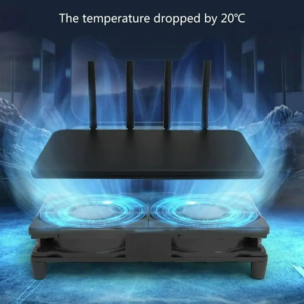 

Ultra-quiet Router Cooling Base Computer PC Case Fan For Receiver DVR TV Box Router Silent Chassis Cooler Accessories New