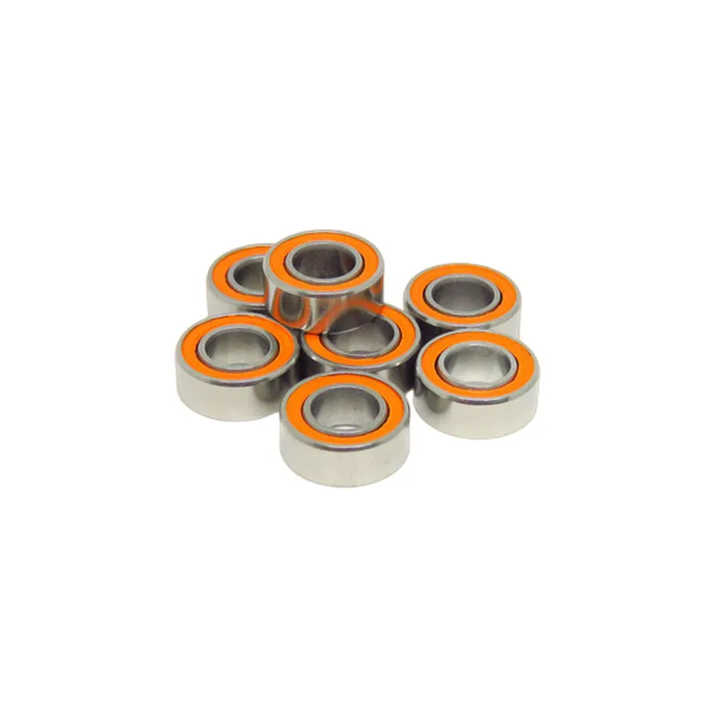1Pcs SMR74 2RS CB 4x7x2.5mm Stainless steel hybrid ceramic ball bearing Without Grease Fast Turning