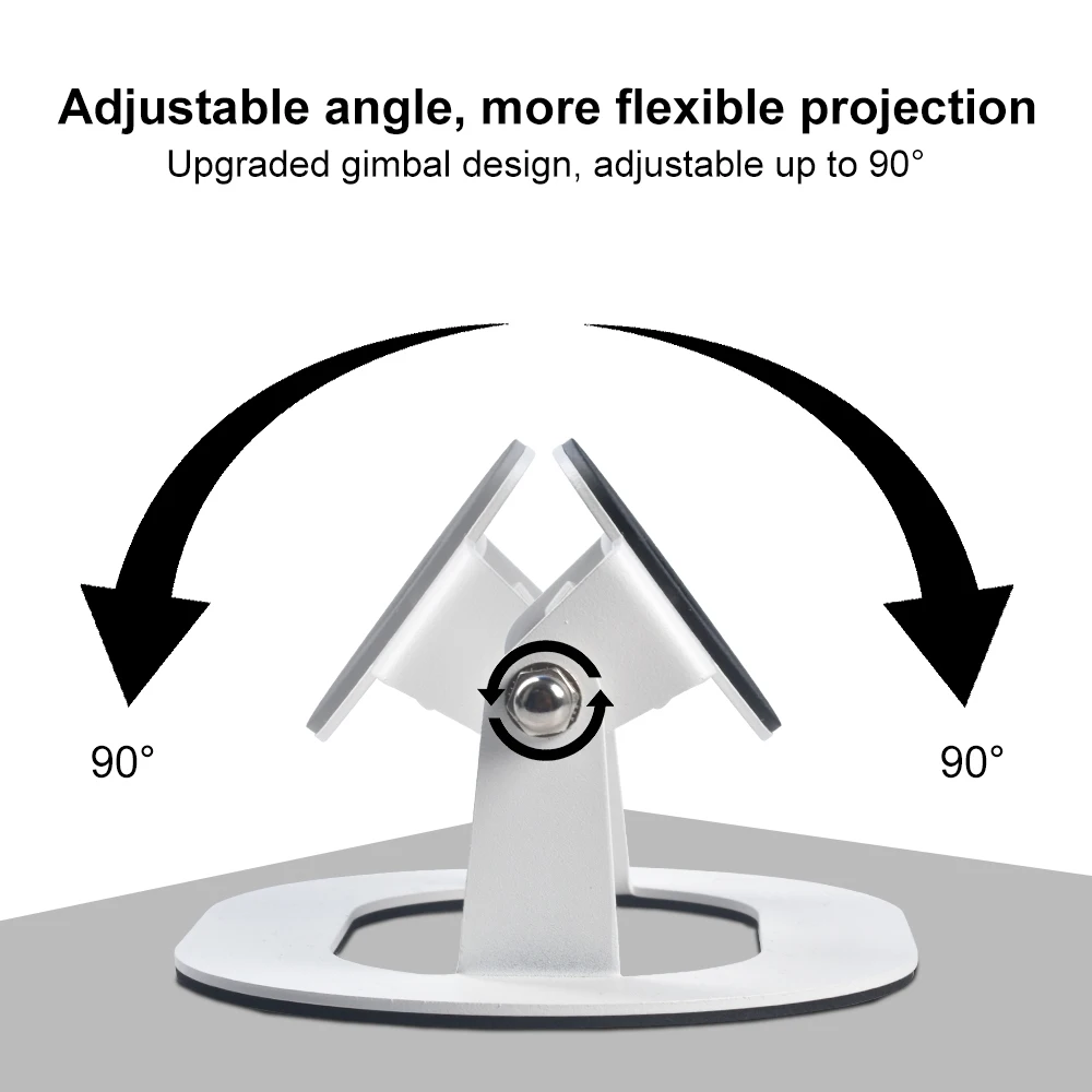 سالانج سطح المكتب حامل بروجيكتور حامل طاولة قابل للتعديل الدورية Gimbal مناسبة لجهاز عرض XGIMI Xiaomi Halo + P92Max HY300