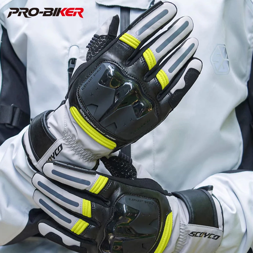 

SCOYCO мотоциклетные перчатки с сенсорным экраном, защита от падения, перчатки для мотокросса, мотобайкера, перчатки для верховой езды для мужчин и женщин